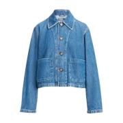 Denim Jas Ralph Lauren , Blue , Dames