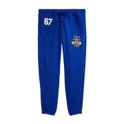 Katoenen blauwe sweatpants Ralph Lauren , Blue , Heren