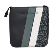 Moderne en jeugdige zwarte heren crossbody tas Armani Exchange , Multi...