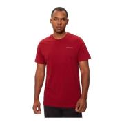 Organisch Katoen Logo T-shirt - Slim Fit Tommy Jeans , Red , Heren