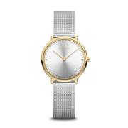 Dameshorloge Classic 29 mm 3 ATM saffierglas Slim Design Milanese Armb...