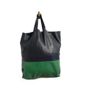 Pre-owned Leather handbags Celine Vintage , Green , Dames