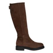 Bruine Nubuck Kniehoge Laars Elia Maurizi , Brown , Dames