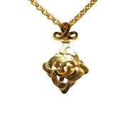 Pre-owned Metal chanel-jewelry Chanel Vintage , Yellow , Dames