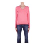 Fuchsia Sweater 1 Logo Side Liu Jo , Pink , Dames