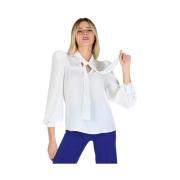 Zandkleurige Shirts voor Vrouwen Giulia N Couture , Beige , Dames