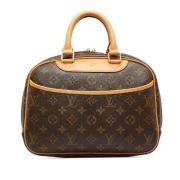 Pre-owned Canvas handbags Louis Vuitton Vintage , Brown , Dames