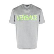 T-Shirts Versace , Gray , Heren