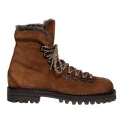 Shearling Wandelschoen Tabak Bruin Elia Maurizi , Brown , Dames