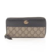 Pre-owned Canvas wallets Gucci Vintage , Beige , Dames