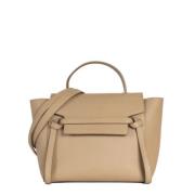 Pre-owned Leather celine-bags Celine Vintage , Beige , Dames