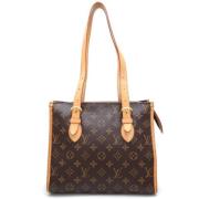 Pre-owned Canvas handbags Louis Vuitton Vintage , Brown , Dames