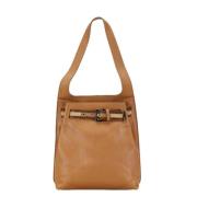 Pre-owned Leather gucci-bags Gucci Vintage , Brown , Dames