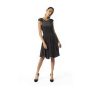 Elegante Glitter A-Lijn Feestjurk Byblos , Black , Dames