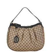 Pre-owned Canvas gucci-bags Gucci Vintage , Beige , Dames