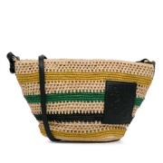 Pre-owned Raffia crossbody-bags Loewe Pre-owned , Brown , Dames