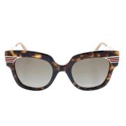 Pre-owned Metal sunglasses Gucci Vintage , Brown , Dames