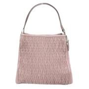 Pre-owned Leather handbags Coach Pre-owned , Pink , Dames