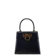 Pre-owned Leather handbags Salvatore Ferragamo Pre-owned , Black , Dam...