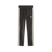 Glanzende track pants met strepen Moncler , Black , Heren