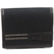 Pre-owned Leather wallets Loewe Pre-owned , Black , Dames