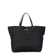 Pre-owned Canvas totes Gucci Vintage , Black , Dames