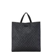 Pre-owned Canvas totes Gucci Vintage , Black , Dames