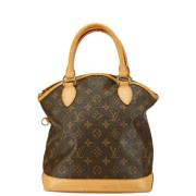 Pre-owned Canvas handbags Louis Vuitton Vintage , Brown , Dames