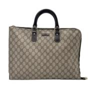 Pre-owned Canvas gucci-bags Gucci Vintage , Brown , Dames