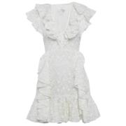 Pre-owned Silk dresses Giambattista Valli Pre-owned , White , Dames