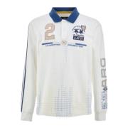 Replica Heavy Wit Katoenen Polo Shirt La Martina , White , Heren