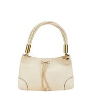 Pre-owned Leather balenciaga-bags Gucci Vintage , White , Dames