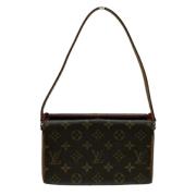 Pre-owned Canvas handbags Louis Vuitton Vintage , Red , Dames