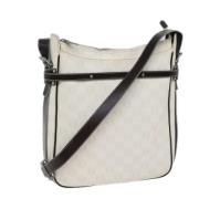 Pre-owned Leather shoulder-bags Loewe Pre-owned , White , Dames