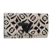 Pre-owned Canvas wallets Louis Vuitton Vintage , White , Dames