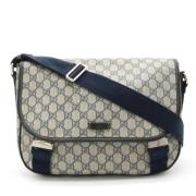 Pre-owned Canvas crossbody-bags Gucci Vintage , Beige , Dames