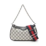 Pre-owned Canvas handbags Gucci Vintage , Beige , Dames