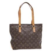 Pre-owned Canvas handbags Louis Vuitton Vintage , Brown , Dames