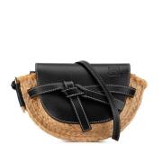 Pre-owned Raffia crossbody-bags Loewe Pre-owned , Beige , Dames