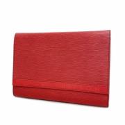 Pre-owned Fabric clutches Louis Vuitton Vintage , Red , Dames