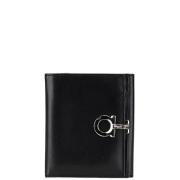 Pre-owned Leather wallets Salvatore Ferragamo Pre-owned , Black , Dame...