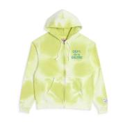 Sun Faded Rits Hoodie 'Lime' Gallery Dept. , Green , Heren