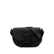 Pre-owned Canvas shoulder-bags Dior Vintage , Black , Dames