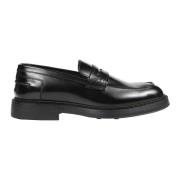 Zwarte Horsebit Penny Loafer Doucal's , Black , Heren