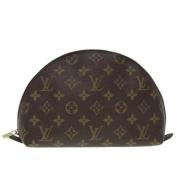 Pre-owned Canvas pouches Louis Vuitton Vintage , Brown , Dames