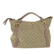 Pre-owned Canvas gucci-bags Gucci Vintage , Beige , Unisex