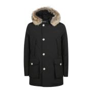 Afneembare bontparka voor Arctisch weer Woolrich , Black , Heren