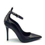 Pomp met Band en Kantdetail Pinko , Black , Dames