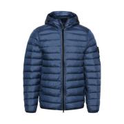 Donkerblauwe Piuma Jas Urban Stijl Stone Island , Blue , Heren