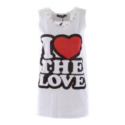 Dames Juwelen T-shirt met Liefde Dolce & Gabbana , White , Dames